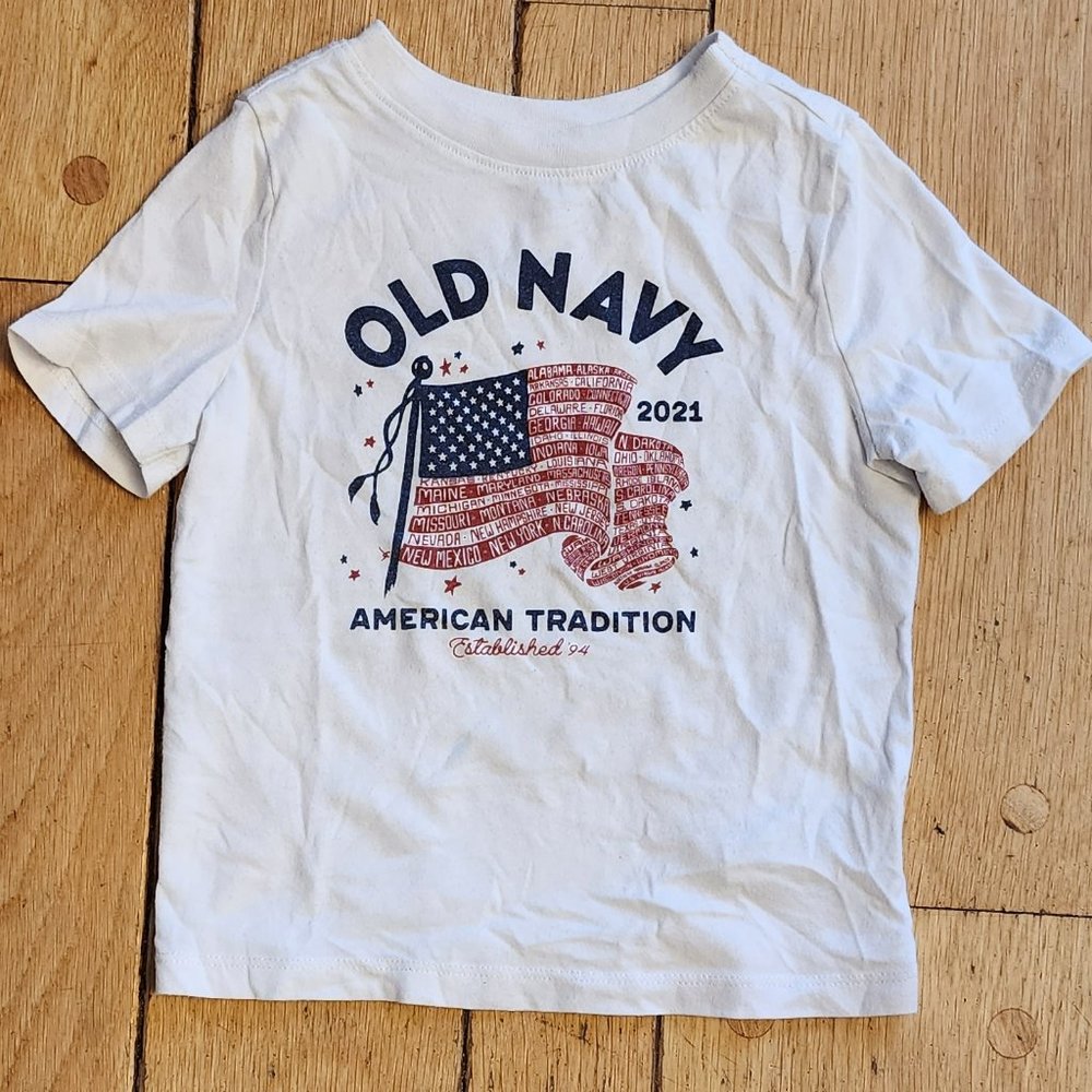 Old Navy American Tradition 25th Anniversary T-Shirt Size 3T Months